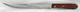Case XX Fixed Blade Carving Knife CAP 283-9", Stainless Blade, Wood Handle, VG