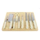 Gibson Home Wildcraft 10 Piece Cutlery Set With Cutting Board