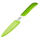 Vos Ceramic Paring Knife - 4 Inch Zirconia Blade With Sheath Cover - Green