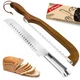 SeLucky 2 Pack Sourdough Bread Knife for Homemade Bread, Serrated Bread Cutte...