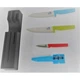 Smart Home Knife Set, 5 PC Set with 3 Knives with Block & Sharpener