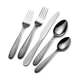 Pfaltzgraff 5116051 Hoopla Frost 20Piece Stainless Steel Flatware Set, Servic...
