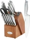 Marco Almond KYA26 Knife Block Set 14 Piece Stainless Steel Chef CHERRY