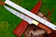 Handmade Damascus Steel Fillet Fishing knife Chef kitchen Knives-Cutlery 2774