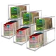 Ettrick 6 Pack Stackable Tea Bag Organizer, Clear Acrylic Tea Bag Drawer for Dra