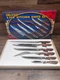 Vintage Deluxe 6 pce Kitchen Knife Set Stainless Steel