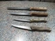 Lot of 4 Vintage Chicago Cutlery Knives 66S 61S  103S