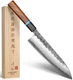 KAWAHIRO Japanese Chef Knife, 8 Inch Hand Forged Razor Sharp VG10 Kitchen Kni...