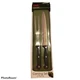 Ginsu Carving Set 2 Piece Bakelite Handles NIB Full Tang No Sharpening Dbl Edge