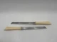 QUIKUT Stainless Quikkle Carving Chefs Knife Plastic Handle Set Of 2