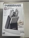FARBERWARE 15-PIECE STAMPED STAINLESS STEEL KNIFE BLOCK SET - Brand New