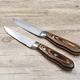 2x Ranchers Reserve 10" Steak Knife With 5" Pakkawood Handle