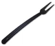 Tupperware E-Series Fork 15" Long Serving Utensil Black EUC