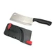 Farberware EDGEKEEPER 6-Inch Triple Riveted Cleaver with Self-Sharpening Sleeve