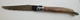Jean Dubost Laguiole Olivewood Steak Knife 9 1/8" Stainless Blade