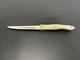 Cutco 1721 KM Serrated Utility Knife 5" White Handle Made in USA Kitchen Knife