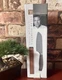 Tyler Florence Titanium 5-Inch Santoku Knife With Wood Magnetic Block 