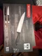 Kunsion KS-029 6-Piece Knife Set Chef Slicer Bread Utility Paring Peeler Black