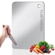 BLOCE Titanium Cutting Board for Kitchen, Stainless Non 11.4"L x 0.3"W, Small 