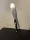 CUTCO Classic 1768 JG Spatula Spreader Serrated Knife Dark Brown Handle USA