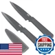 Kuhn Rikon Colori Non-Stick Straight And Serrated Paring Knives Safety Sheaths