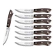 Tramontina, 8 Pc - Porterhouse High-Carbon Steel Steak Knife Set | Brown