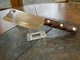 Case XX P-2032 Chromium Cleaver Knife Full Tang Wood Handle USA