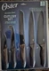 Oster Stainless Steel 5 Piece Knife Cutlery Set New