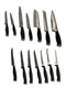 Calphalon Contemporary Cutlery 14  Piece Knife Set, Chef, Steak GERMAN STEEL