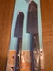 Martha Stewart Everyday 2 Piece Santoku Knife Set Stainless Steel 7 In + 5 In
