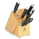 Shun Classic 7 Pc. Block Set & Bamboo Block DM2003B New in box ... WOW !!!