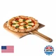 Picnic Time Acacia Wood Pizza Spatula Peel Serving Pizza Paddle Tapered Handle