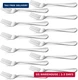 Briout Silverware, Dinner Fork 8 Inches, Forks Set of 12 Premium Food Grade Stai