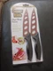 Tekno Copper Knife, 2 Pack Never Needs Sharpening Stainless Steel #TEK810 NIP
