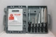 8 piece MAXAM knife set with cutting board open box