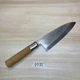 Japanese Kitchen knife, Deba ,#1055 , used,  made in Japan 160/290mm, 222g