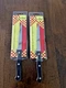Lot Of 2 Home Chef Cutlery By Oneida 4.5 Inch Steak Knife New in Package NIP