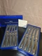Set of 8 REED & BARTON GOLDEN JUBIILEE Stainless Steel Steak Knives with Boxes