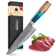 Kuwata Chef Knife, Professional Japanese VG10 Damascus Steel Kitchen Chefs Kn...