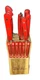 The Pioneer Woman Signature Cutlery 13-Piece Kitchen Knife Set Red