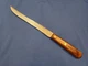 Vintage DEXTER S4298 Slicing / Carving Knife With Wood Handle 8"