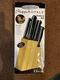 Cutlery Set 12 Piece Shappu Royale Stainless w/ Block Gourmet Trends NIB
