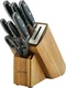 Anolon AlwaysSharp 8 Piece Japanese Steel Knife Block Set with Built-In