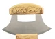 The ulu Factory Birch Alaska Cutlery Ulu Knife Alaska Bear and Mountain