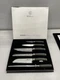 HexClad Essential Damascus Steel Knife Set 6 Pc Espresso Brown
