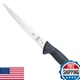 Mercer Culinary M23408 Millennia Black Handle 8-Inch Wavy Edge Utility Knife