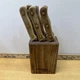 Chicago Cutlery Vintage Steak Knife Set 103S Set 6 w/Block 