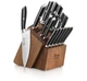 Cangshan Denali Series 17-Piece Forged German Steel Knife Block Set - Black