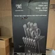 HUNTER.DUAL GD-20 15-Piece Knife Set Fine Straight Edge w/ Block & Shears