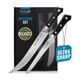 Cutluxe Butcher Carving Set &ndash; Cimeter Breaking & Boning Knives for Meat Cu
